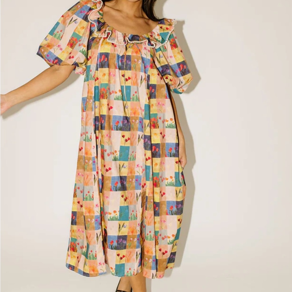 Zoco Floral Patchwork Dress